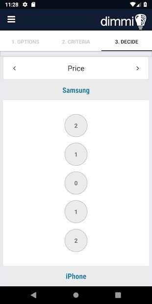 Dimmi - Decision Maker screenshot 1