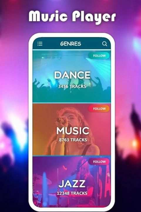 Music Player 4 تصوير الشاشة