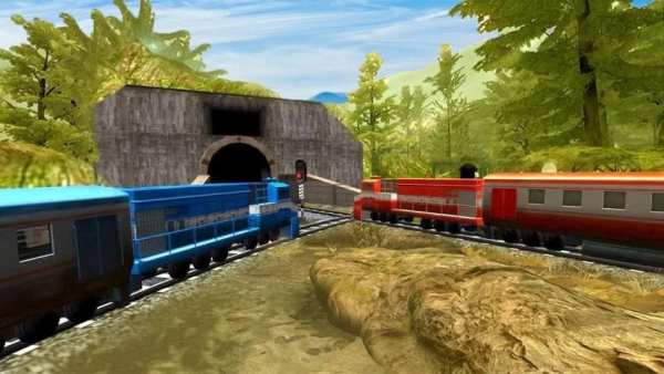 Real Train Driving Simulator-Train Games screenshot 2