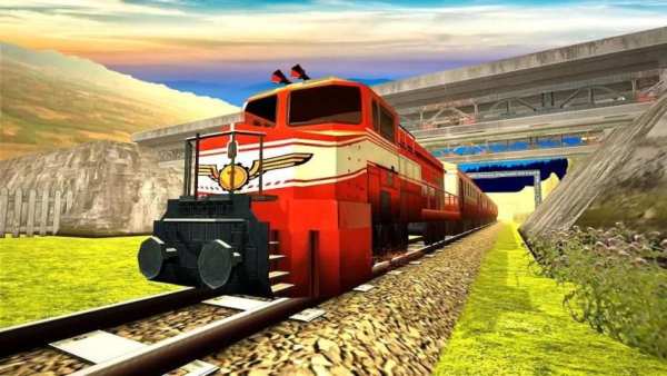 Real Train Driving Simulator-Train Games screenshot 4