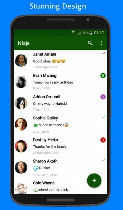 Yippeee Messenger SMS & MMS screenshot 8