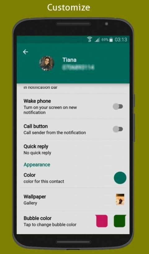Yippeee Messenger SMS & MMS screenshot 3