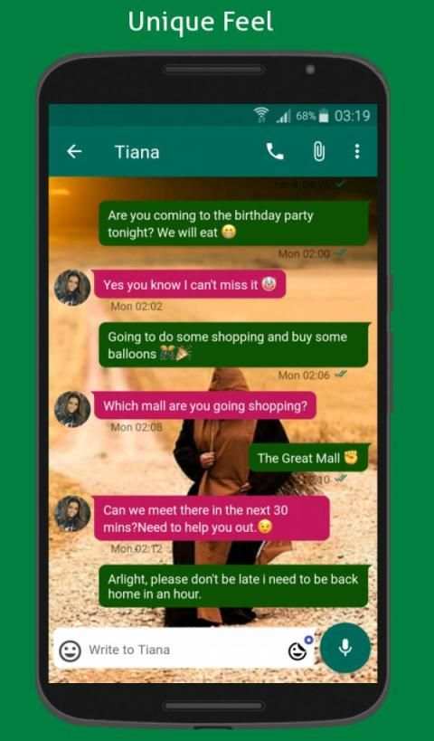 Yippeee Messenger SMS & MMS screenshot 7