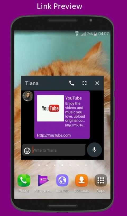 Yippeee Messenger SMS & MMS screenshot 4