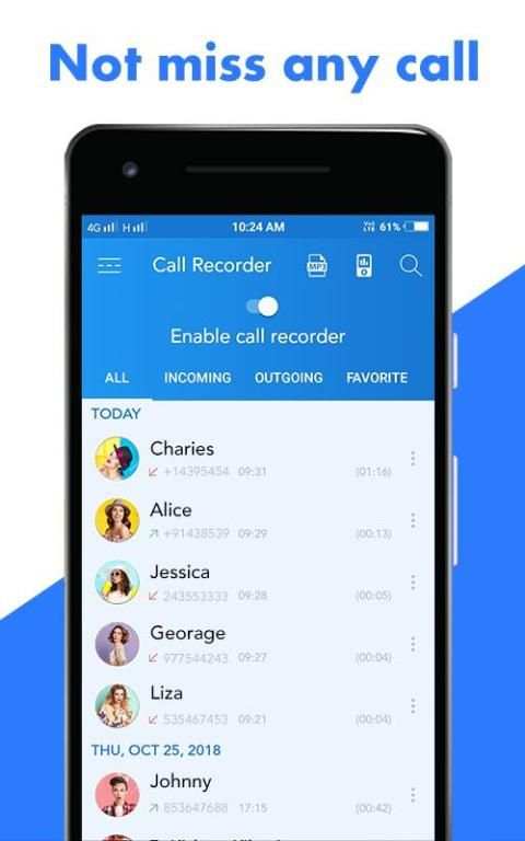 Auto Call Recorder : Hide App स्क्रीनशॉट 7