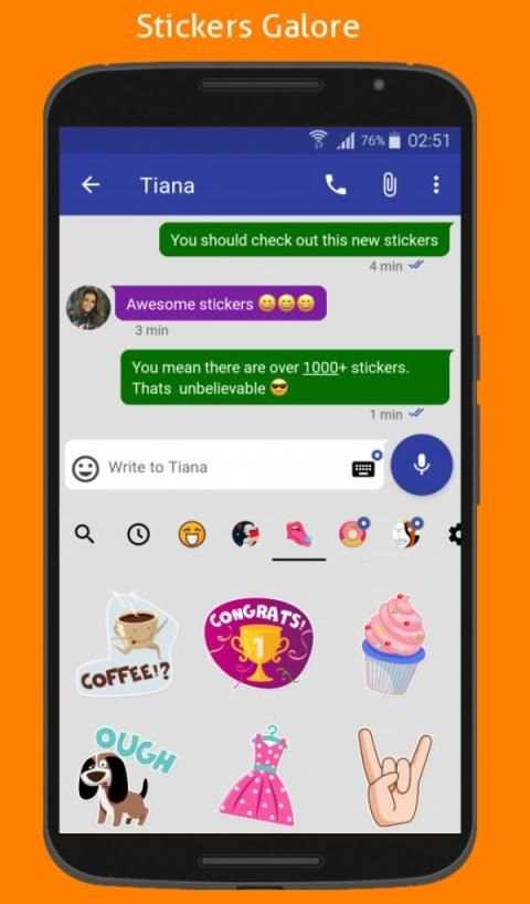 Yippeee Messenger SMS & MMS screenshot 5