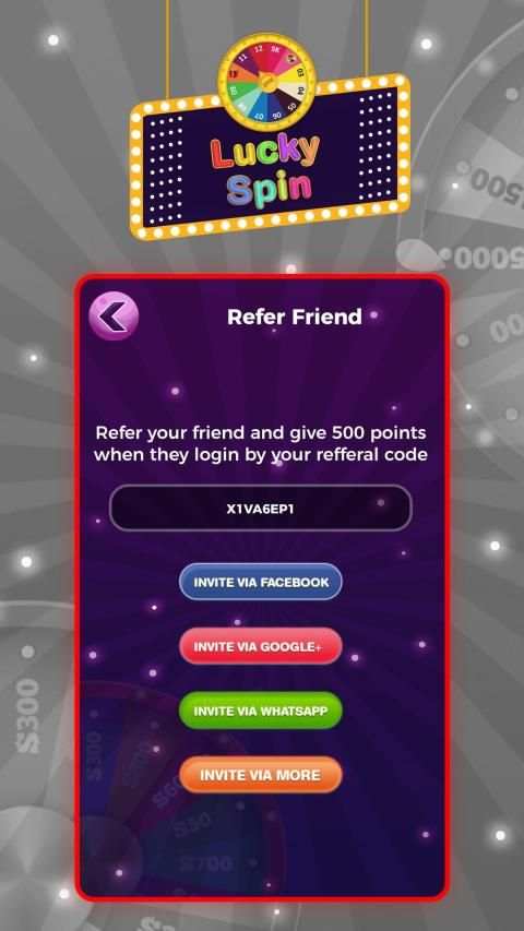 Lucky Spin - Spin & Earn Daily Voucher/Gift Money स्क्रीनशॉट 2