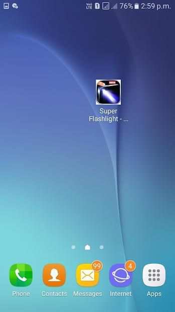 Super Flashlight - LED light 2018 screenshot 4