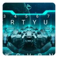 3D Spaceship Keyboard Theme on 9Apps