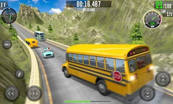 Telolet Bus Simulator - Hill Climb Bus Racing 3D स्क्रीनशॉट 2
