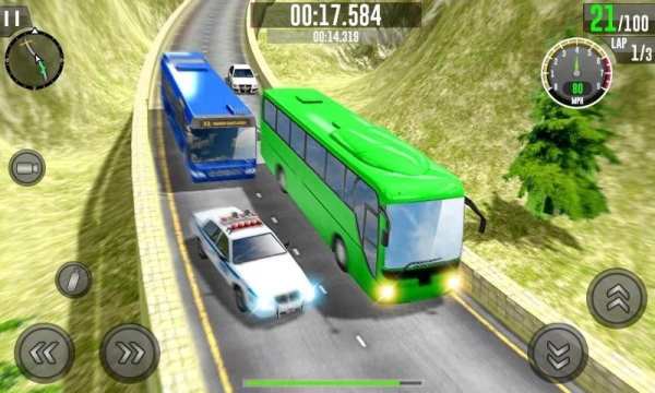 Telolet Bus Simulator - Hill Climb Bus Racing 3D स्क्रीनशॉट 4