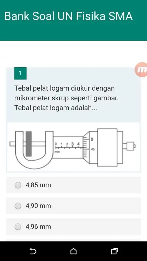Mobile Exam screenshot 1
