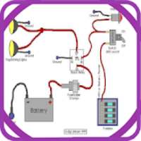 Simple Wiring Diagram Relay on 9Apps