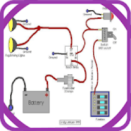 Simple Wiring Diagram Relay आइकन