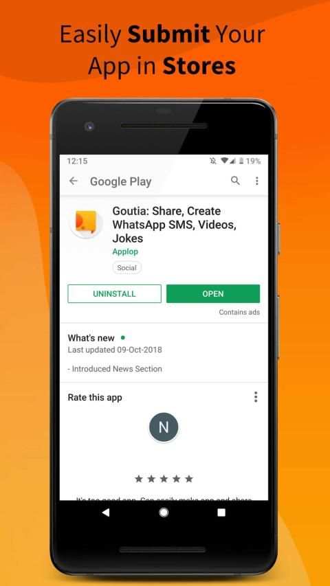 Applop - Create an awesome mobile app from phone स्क्रीनशॉट 2