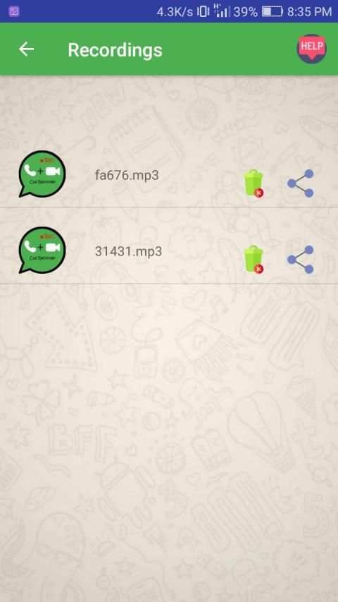 Whatsapp Call Recorder screenshot 2