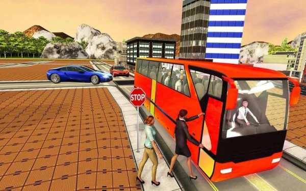 Offroad City Bus Driving Simulator screenshot 2