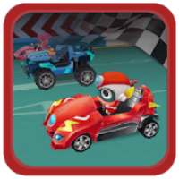 3D Super Hero Racing Car
