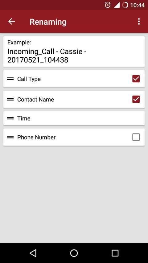 RMC: Android Call Recorder स्क्रीनशॉट 3