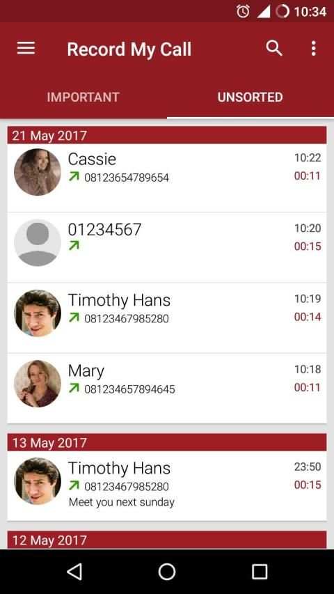 RMC: Android Call Recorder स्क्रीनशॉट 8