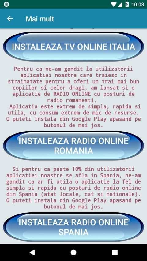 TV Online Romania: Live TV screenshot 23