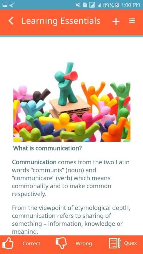 Oral Communication - QuexBook screenshot 7