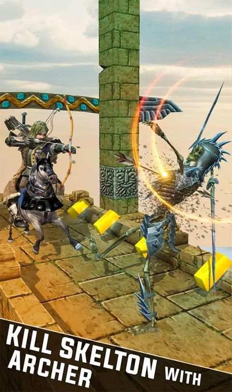 Temple Archer Run - Dead Man Army स्क्रीनशॉट 12