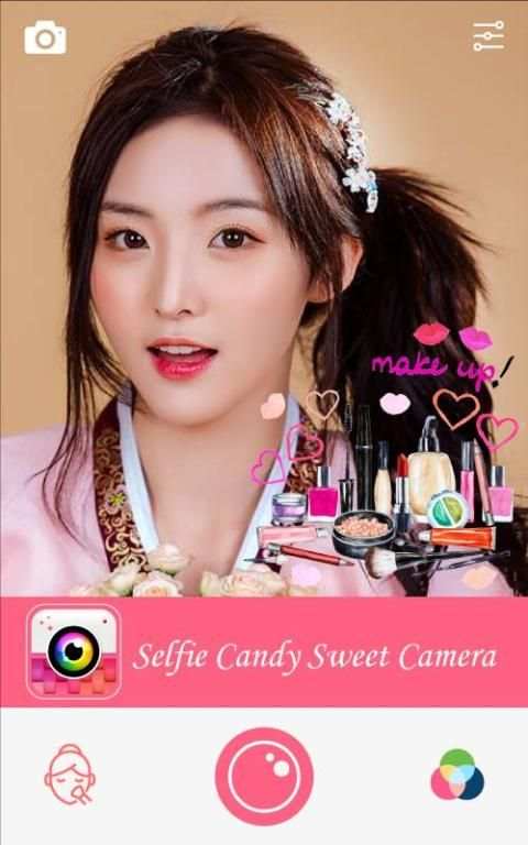 Selfie Candy Sweet Camera स्क्रीनशॉट 4