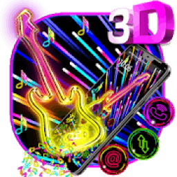 ikon Neon Guitar 3D Gravity Theme*