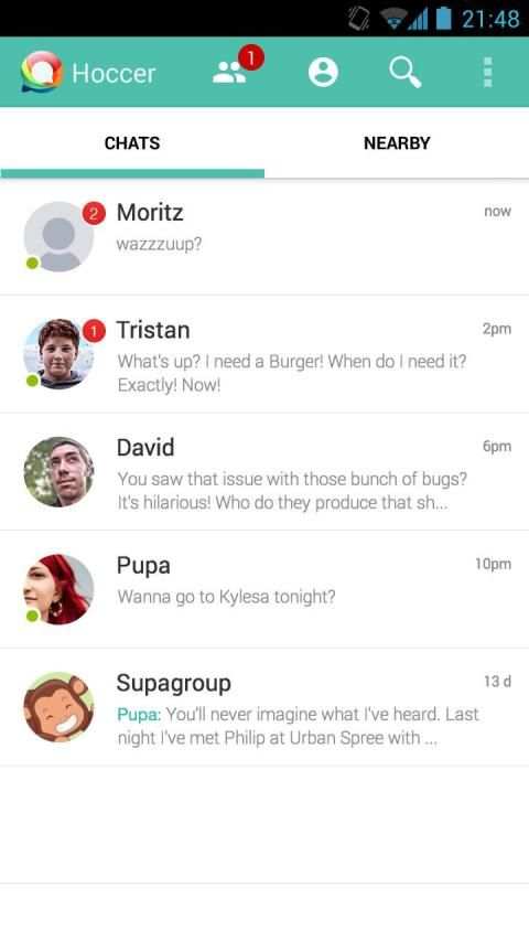 Hoccer – the secure Messenger screenshot 3