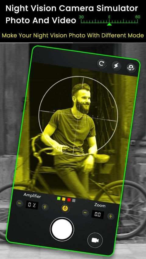 Night Vision Camera Simulator: Photo and Video screenshot 5