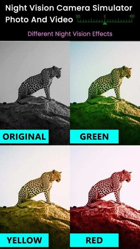 Night Vision Camera Simulator: Photo and Video screenshot 4