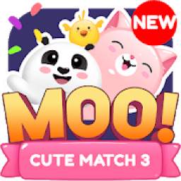 Moo - Cute Match 3 Games!