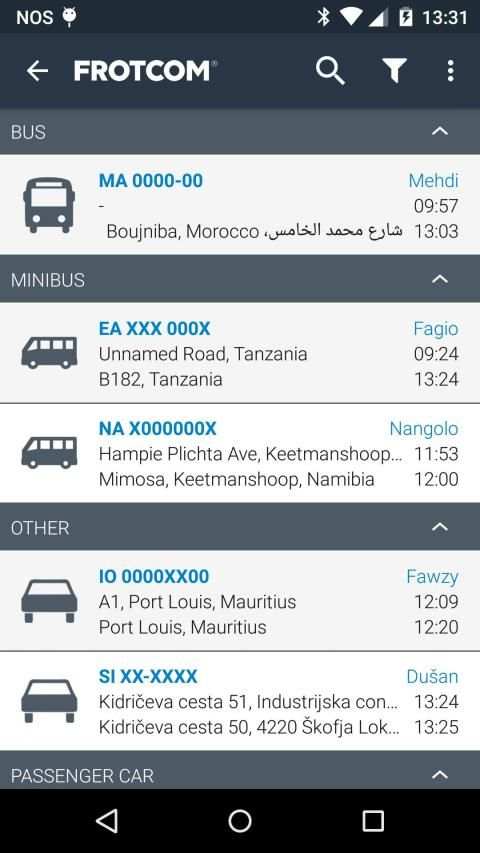 Frotcom for Smartphone screenshot 4