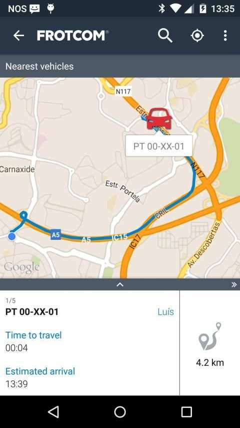 Frotcom for Smartphone screenshot 8