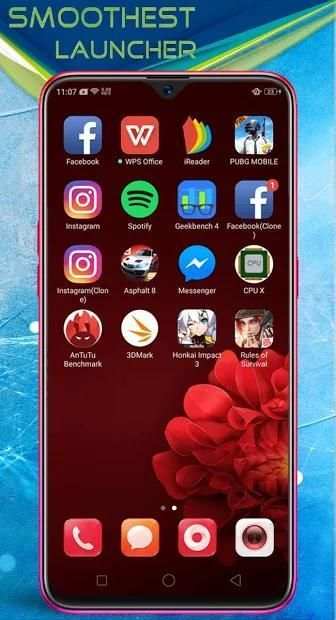 Oppo F9 launcher , Oppo F9 theme screenshot 1