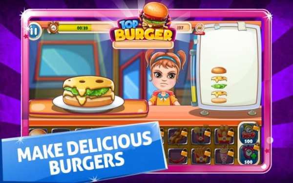 Crazy Burger Shop screenshot 1