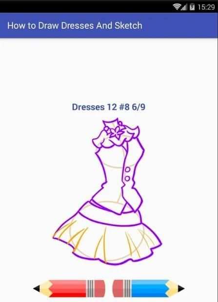 ❤️How to Draw Dresses & Sketch❤️ screenshot 8