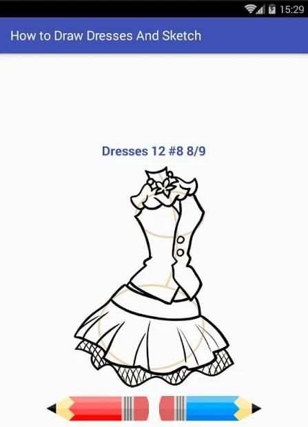 ❤️How to Draw Dresses & Sketch❤️ screenshot 4