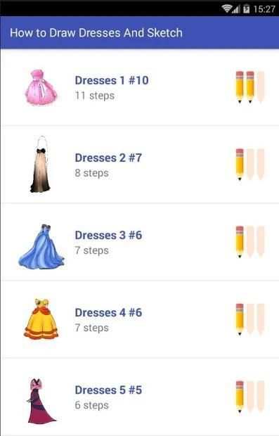 ❤️How to Draw Dresses & Sketch❤️ screenshot 12