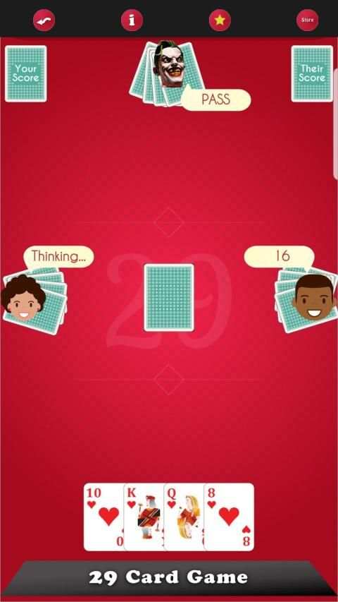 29 Card Game screenshot 5