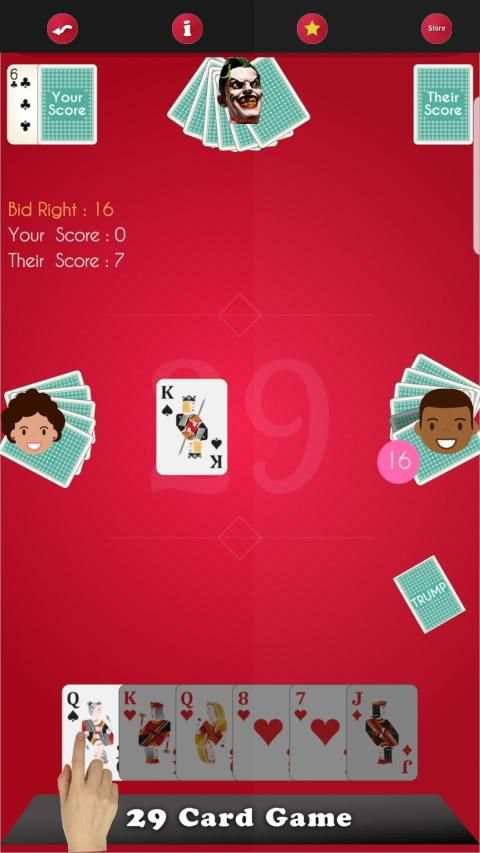 29 Card Game screenshot 3