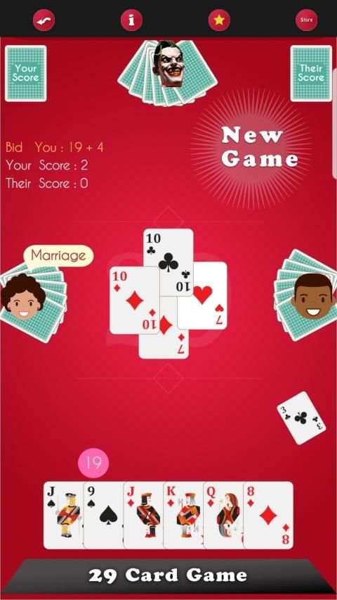 29 Card Game screenshot 6