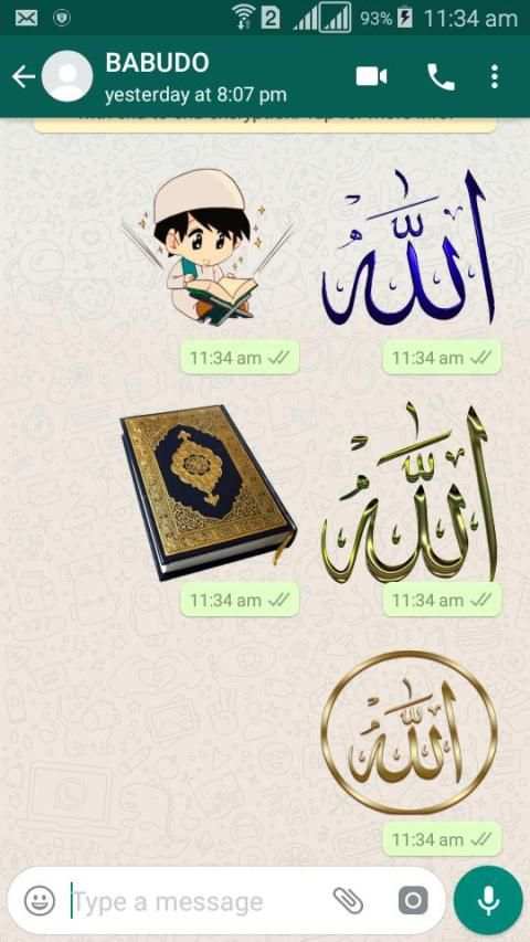 Islamic Sticker (WAStickerApps) स्क्रीनशॉट 7