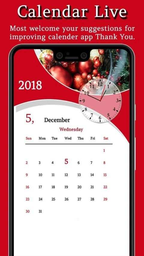 Calendar Live screenshot 1