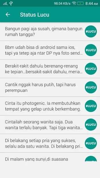 Status WA Terbaru 2018 dan Lucu screenshot 6