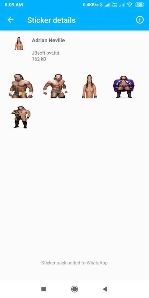 WWE Stickers For WhatsApp स्क्रीनशॉट 3