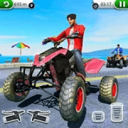 ikon Permainan Balap Lalu Lintas Kota ATV 2019 - Racing