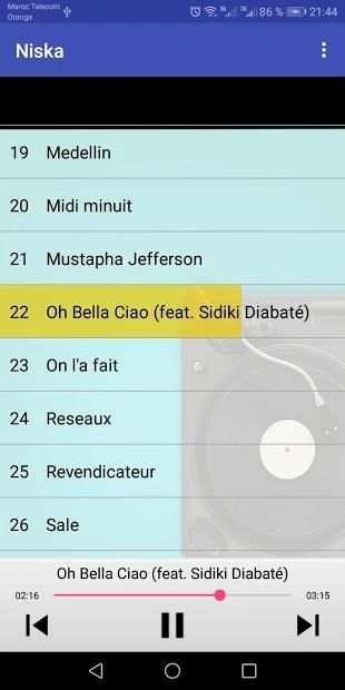 Niska Chansons 2 تصوير الشاشة