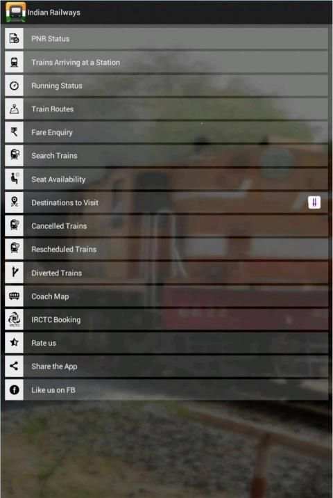 Indian Railways - IRCTC Train Enquiry & PNR Status screenshot 3